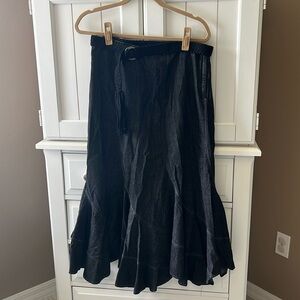 • Style & Co. dark denim skirt with belt, 12 •